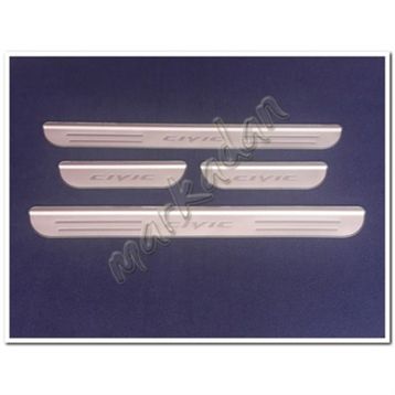 Honda Civic 2006-2011 4 Parça Krom Kapı Eşiği