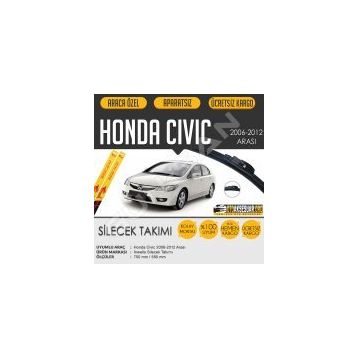 Honda Civic 2006-2012 Muz Silecek Takımı