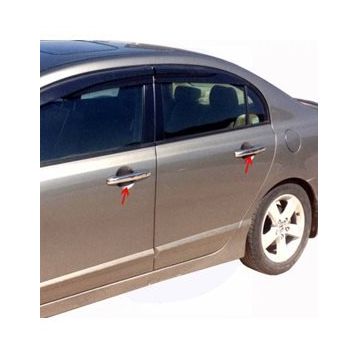 Honda Civic 2006 2012 Paslanmaz Çelik 4 Kapı Krom Kapı Kolu