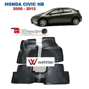 Honda Civic 2010 3D Havuzlu Paspas