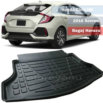 Honda Civic 2012-2015 3d Bagaj Havuzu
