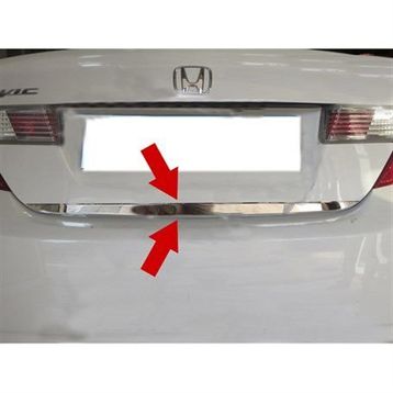 Honda Civic 2012-2016 Krom Bagaj Alt Çıtası