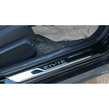 Honda Civic FD6 2006-2011 4 Parça P.Çelik Kapı Eşiği