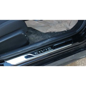 Honda Civic FD6 2006-2011 4 Parça P.Çelik Kapı Eşiği