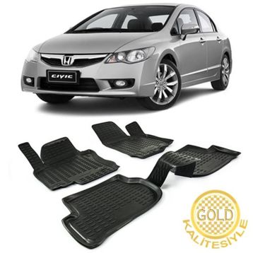 Honda Civic Fd6 2007-2012 3D Havuzlu Paspas