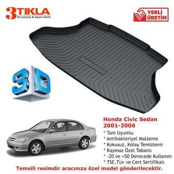 Honda Civic Sedan 2001-2006 3d Bagaj Havuzu