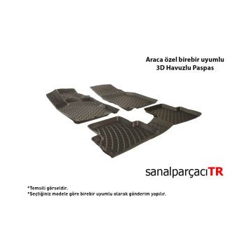 Honda Civic Sedan 2012-2016 3D Havuzlu Paspas