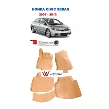 Honda Civic Sedan2012-2016 3D Havuzlu Paspas