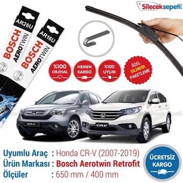 Honda CRV 2007-2012 Silecek Takımı