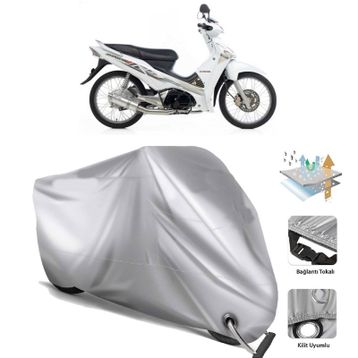 Honda Innova 125 Arka Çanta Uyumsuz Ultra Kalın Su Geçirmez Motor Brandası