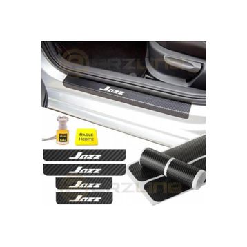 Honda Jazz 4 Adet Karbon Kapı Eşiği Sticker