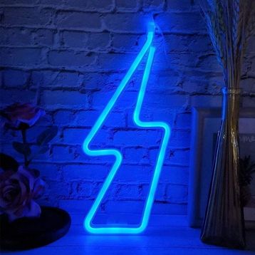 Honey Concept Şimşek Neon Led Duvar Yazısı