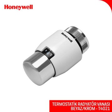 Honeywell T4021 Beyaz / Krom Termostatik Radyatör Sensörü