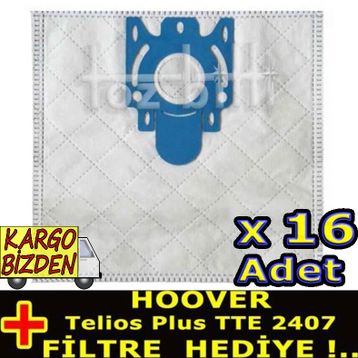 Hoover Telios Plus TTE-2407 Süpürge Toz Torbası