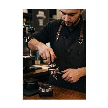 Horecamark Macaron Siyah 58 mm Düzleştirici Tamper