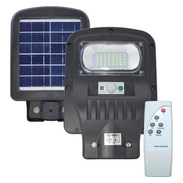 Horoz 50 W Beyaz Işık Siyah Led Solar Güneş Enerjili Lamba Sokak Armatür