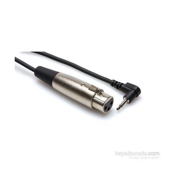 Hosa Xlr (F) 3.5 mm Ts (M), 1.5 m Mono Mikrofon Kablosu