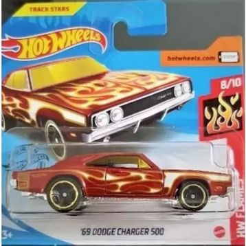 Hot Wheels GHG09 Flames 69 Dodge Charger 500 Oyuncak Araba