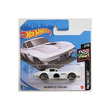 Hot Wheels GTB88 Race Day '64 Corvette Sting Ray Oyuncak Araba