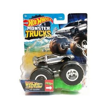 Hot Wheels HCP45 Monster Trucks Back to The Future Time Machine