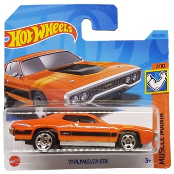 Hot Wheels HKJ56 71 Plymouth GTX Muscle Mania Serisi 7/10 Turuncu Tekli Araba