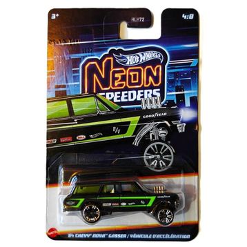 Hot Wheels HLH72-JKX96 64 Chevy Nova Gasser Neon Yarışçılar