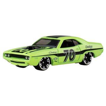 Hot Wheels HLH72-JKX97 70 Dodge Hemi Challenger Neon Yarışçılar