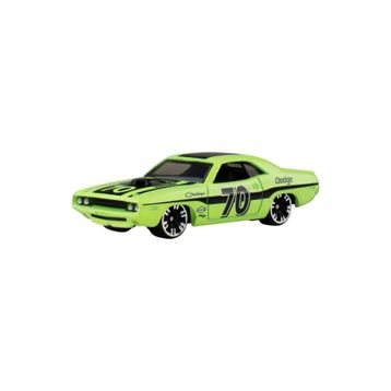 Hot Wheels HLH72-JKX97 70 Dodge Hemi Challenger Neon Yarışçılar