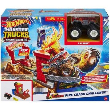 Hot Wheels HNB87 Bone Shaker-The Press Challenge Monster Trucks Arenada Mücadeleye Başlangıç Setleri