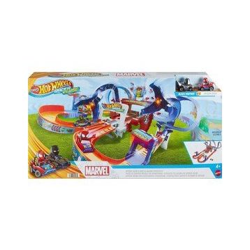 Hot Wheels HPL34 Racerverse Marvel 2 Araçlı Pist Seti