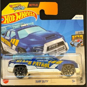 Hot Wheels HTB14 Surf Duty Tekli Oyuncak Araba