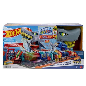 Hot Wheels HTN82 Muhteşem Köpek Balığı Araba Yıkama Oyun Seti