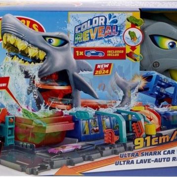Hot Wheels HTN82 Muhteşem Köpek Balığı Araba Yıkama Oyun Seti