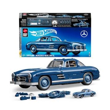 Hot Wheels HWW25 Premium Serisi Mercedes-Benz 300 SL Araba 1600 Parça Yapım Seti