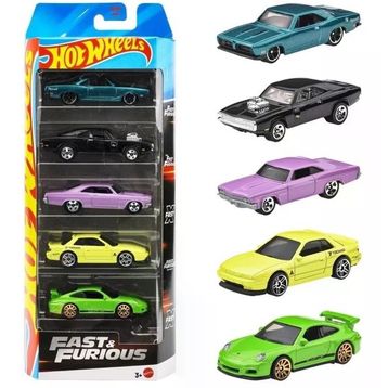Hot Wheels JBJ80 Fast & Furious 5'li Araba Seti