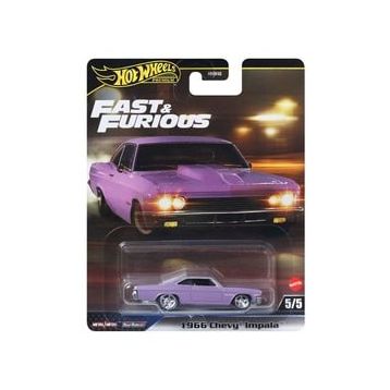 Hot Wheels JBL95 Fast Furious Premium Araba 1966 Chevy Impala Araba