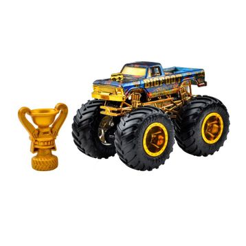 Hot Wheels JDV96-JDV97 Bigfoot Monster Trucks Bigfoot Trophy Şampiyonları Tekli Araba