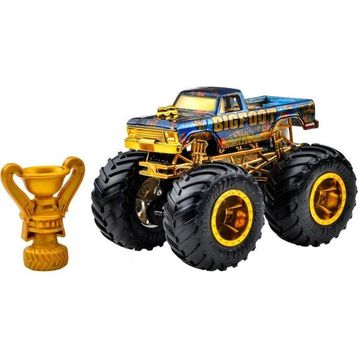 Hot Wheels JDV96-JDV97 Bigfoot Monster Trucks Bigfoot Trophy Şampiyonları Tekli Araba