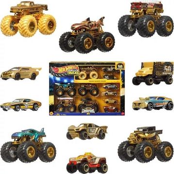 Hot Wheels JDW07 Monster Trucks Bigfoot Trophy Şampiyonları