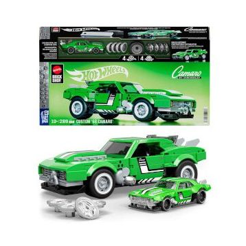Hot Wheels JFT16 Speed Serisi Custom'68 Camaro Araba 289 Parça Yapım Seti
