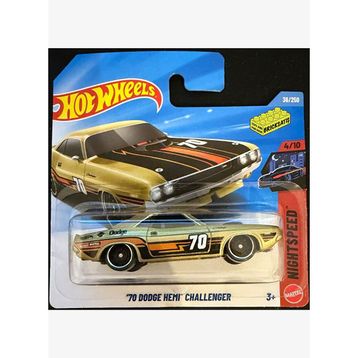 Hot Wheels JJJ07 70 Dodge Hemi Challenger Tekli Arabalar
