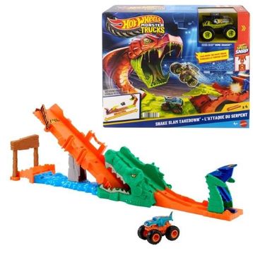 Hot Wheels JJN45 Monster Trucks Timsahı Devir Oyun Seti