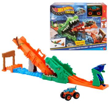Hot Wheels JJN45 Monster Trucks Timsahı Devir Oyun Seti