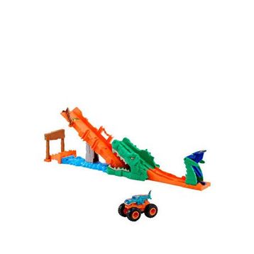 Hot Wheels JJN45 Monster Trucks Timsahı Devir Oyun Seti