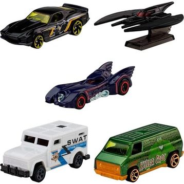 Hot Wheels JLN10 Batman 5'li Araba Seti