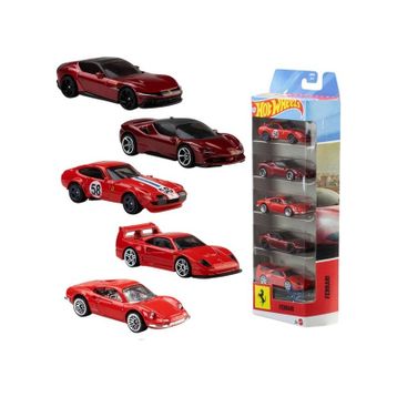 Hot Wheels JLN12 Ferrari 5'li Araba Seti