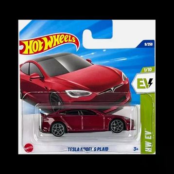Hot Wheels Tekli Arabalar HYW86 Tesla Model S Plaid Oyuncak Araba