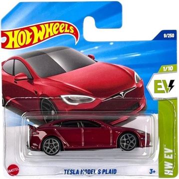 Hot Wheels Tekli Arabalar HYW86 Tesla Model S Plaid Oyuncak Araba