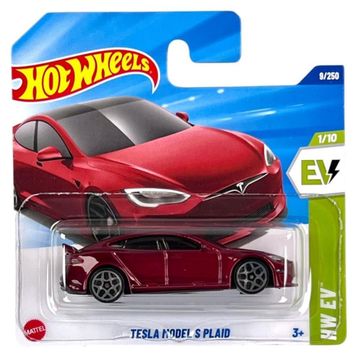 Hot Wheels Tekli Arabalar HYW86 Tesla Model S Plaid Oyuncak Araba
