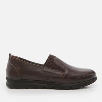 Hotiç 01AYH262850A480 Hakiki Deri Kahve Kadın Loafer Ayakkabı